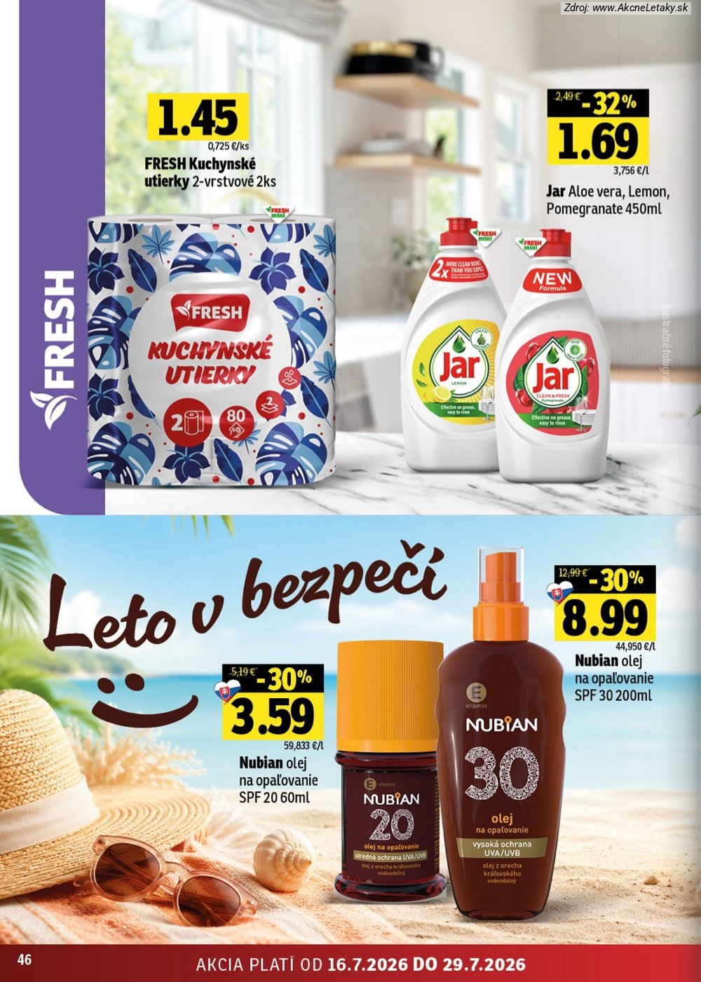 Leták FRESH (16. 7. - 29. 7. 2026) - strana 46 z 54