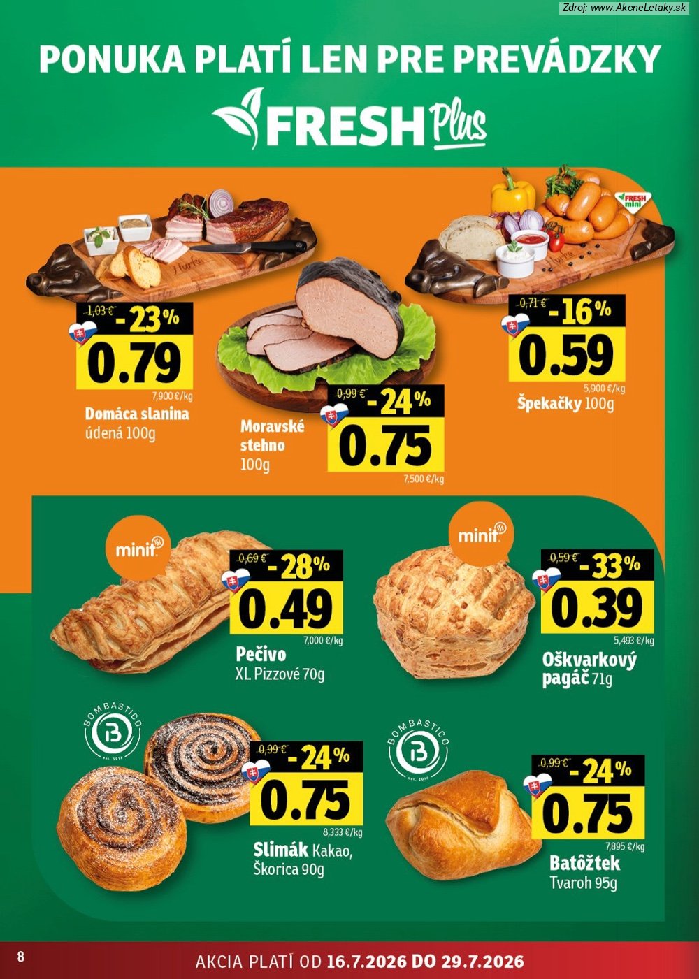 Leták FRESH (16. 7. - 29. 7. 2026) - strana 8 z 54