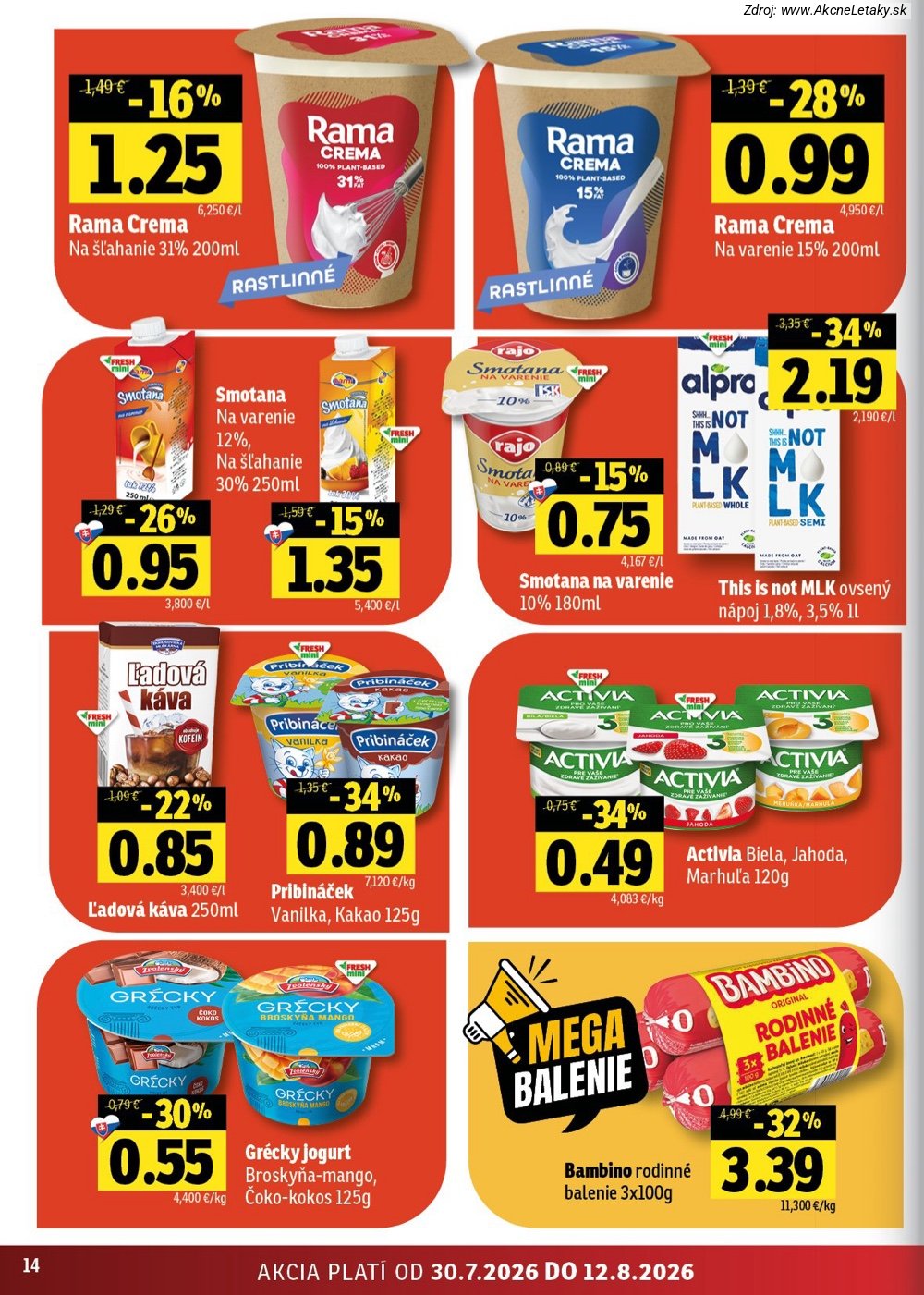 Leták FRESH (30. 7. - 12. 8. 2026) - strana 14 z 52