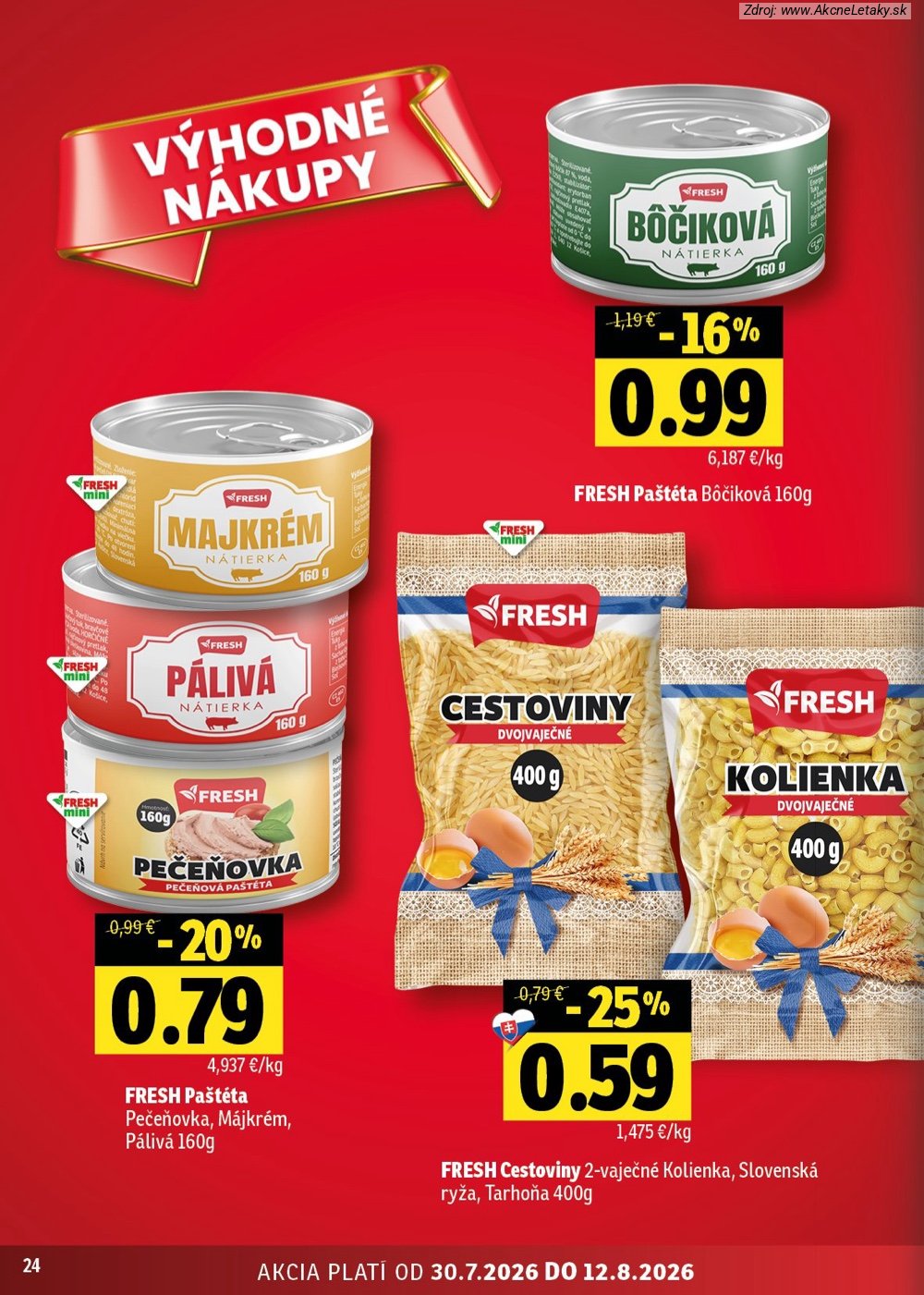 Leták FRESH (30. 7. - 12. 8. 2026) - strana 24 z 52