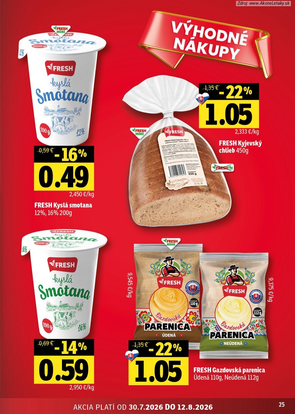 Leták FRESH (30. 7. - 12. 8. 2026) - strana 25 z 52