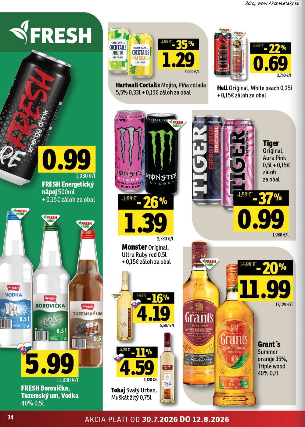 Leták FRESH (30. 7. - 12. 8. 2026) - strana 34 z 52