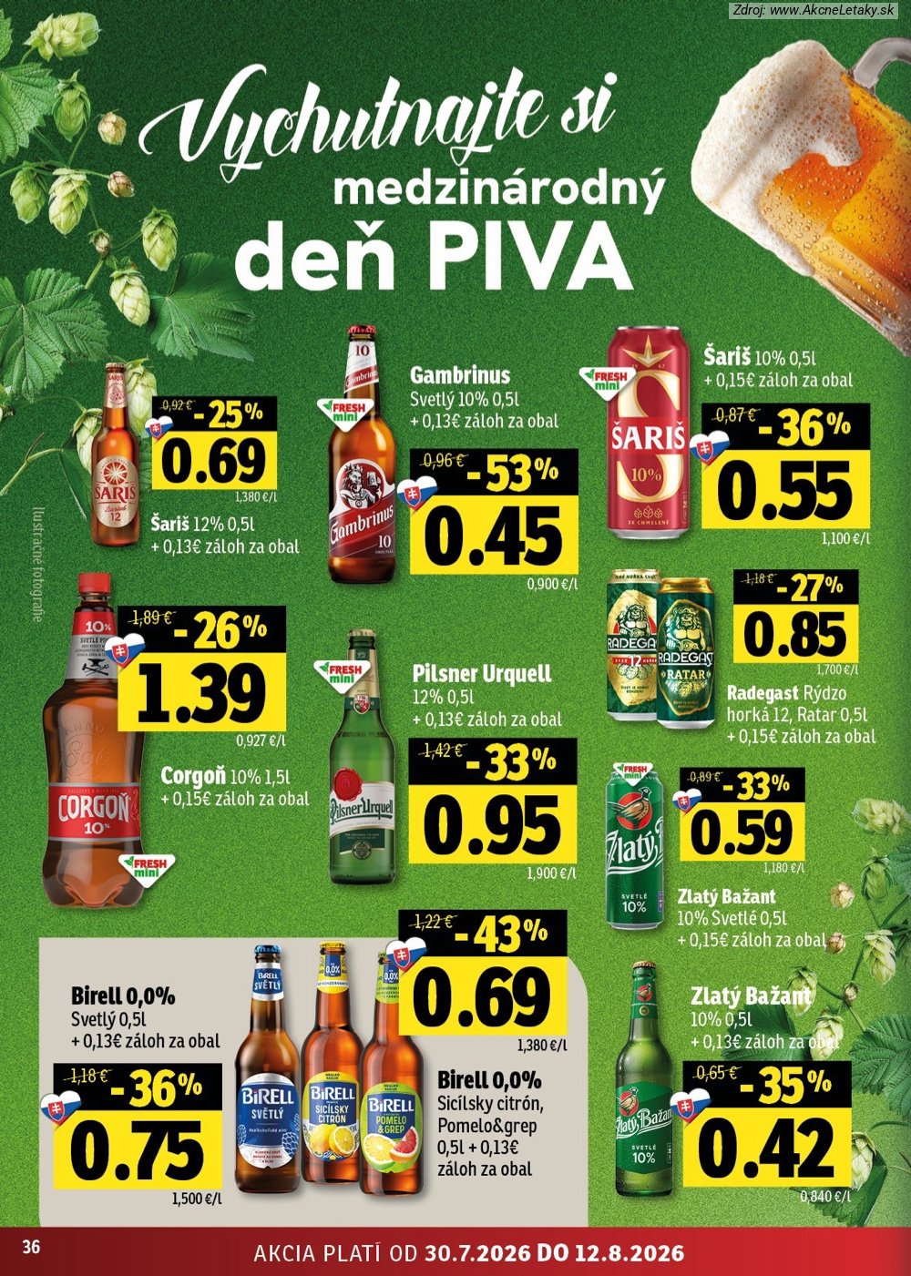 Leták FRESH (30. 7. - 12. 8. 2026) - strana 36 z 52