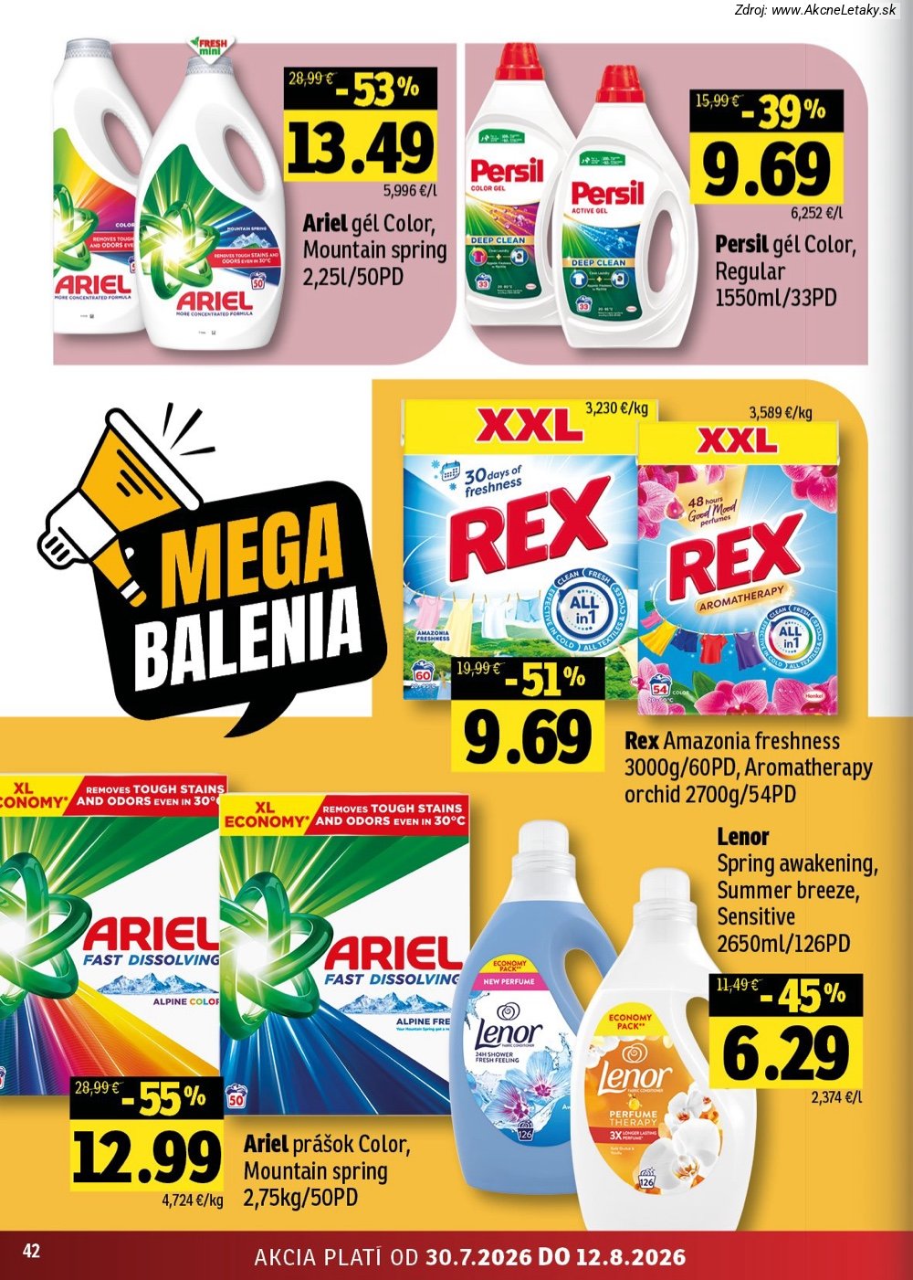 Leták FRESH (30. 7. - 12. 8. 2026) - strana 42 z 52