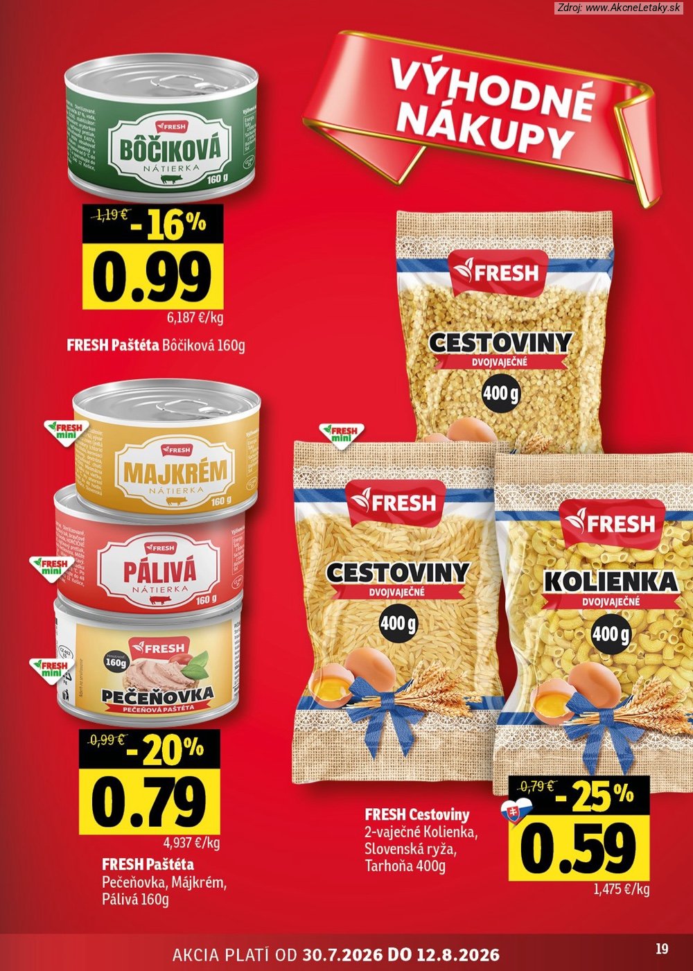 Leták FRESH (30. 7. - 12. 8. 2026) - strana 19 z 46