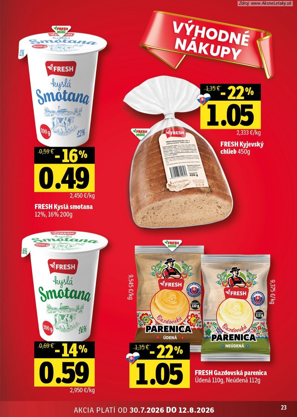 Leták FRESH (30. 7. - 12. 8. 2026) - strana 23 z 46