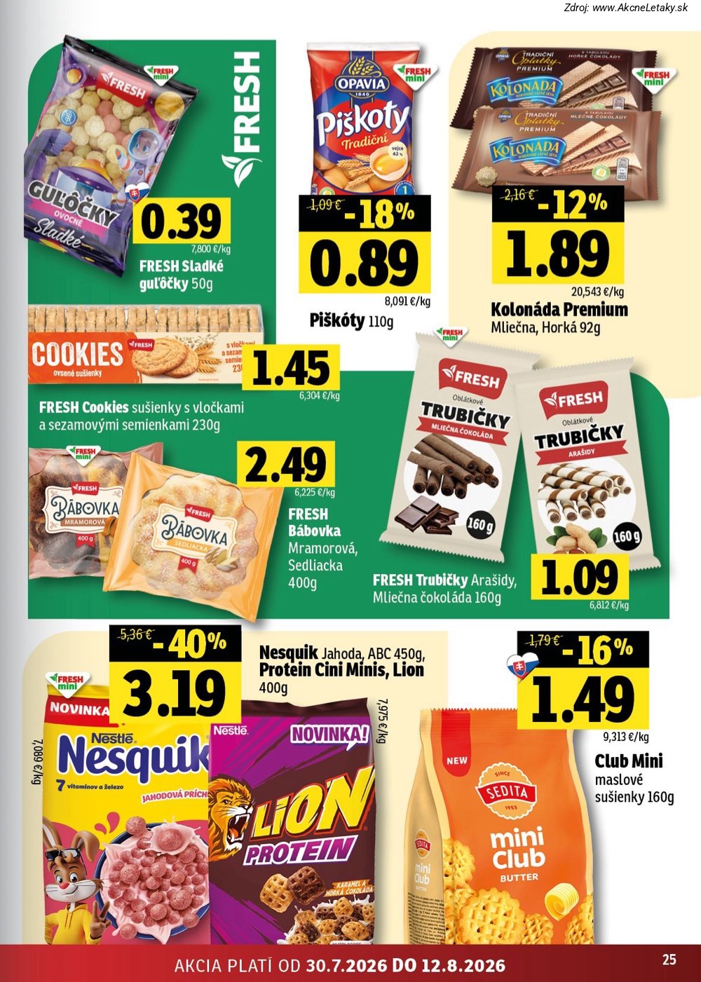 Leták FRESH (30. 7. - 12. 8. 2026) - strana 25 z 46