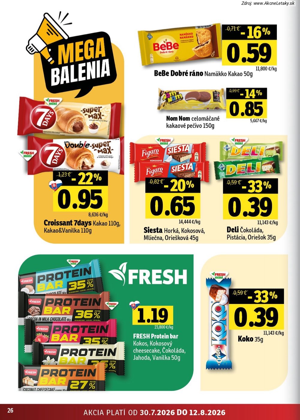 Leták FRESH (30. 7. - 12. 8. 2026) - strana 26 z 46