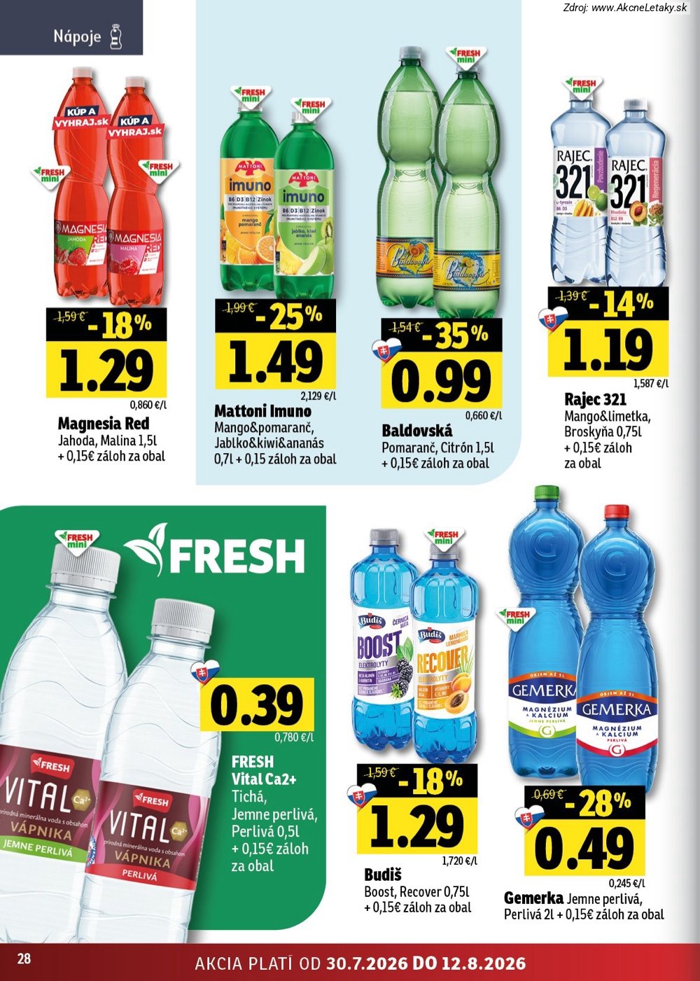 Leták FRESH (30. 7. - 12. 8. 2026) - strana 28 z 46