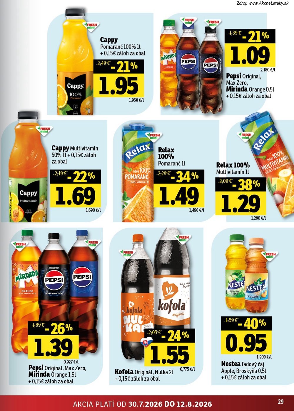 Leták FRESH (30. 7. - 12. 8. 2026) - strana 29 z 46