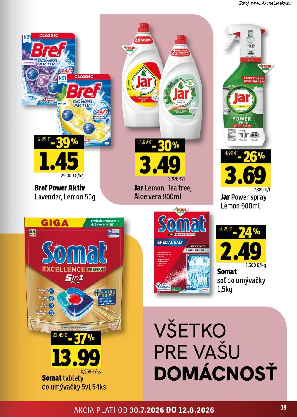 Leták FRESH (30. 7. - 12. 8. 2026) - strana 39 z 46