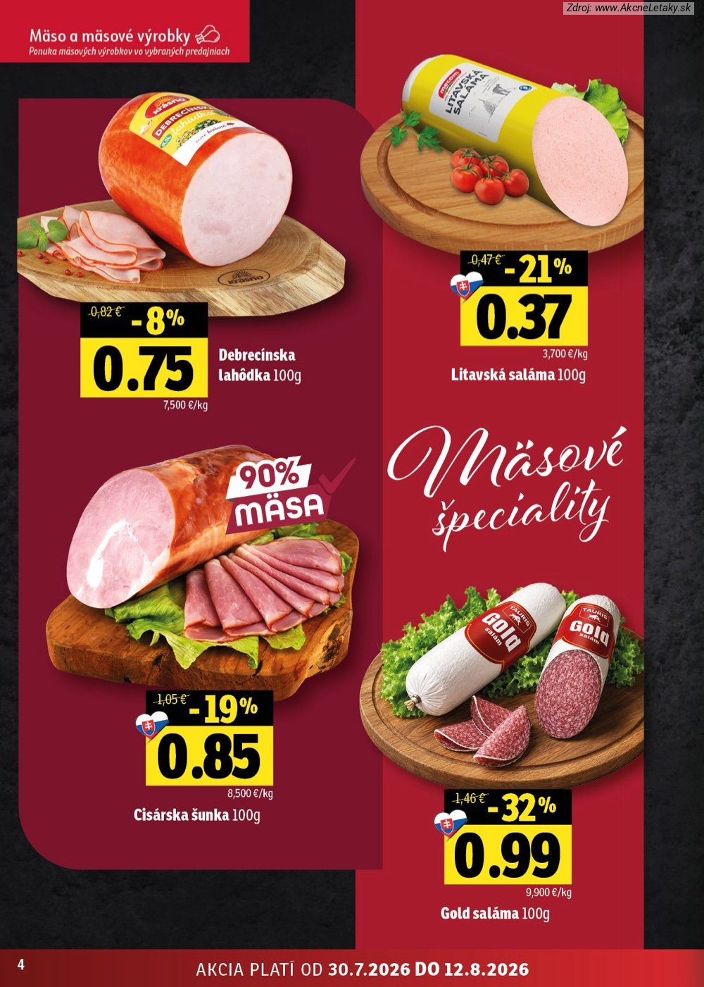 Leták FRESH (30. 7. - 12. 8. 2026) - strana 4 z 46