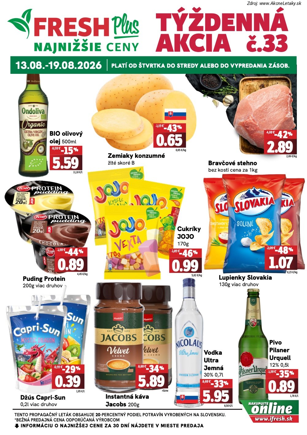Leták FRESH - strana 1
