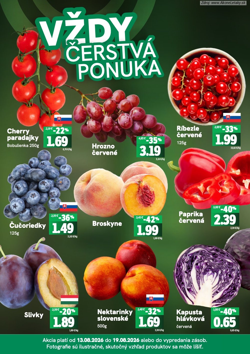 Leták FRESH (13. 8. - 19. 8. 2026) - strana 3 z 4