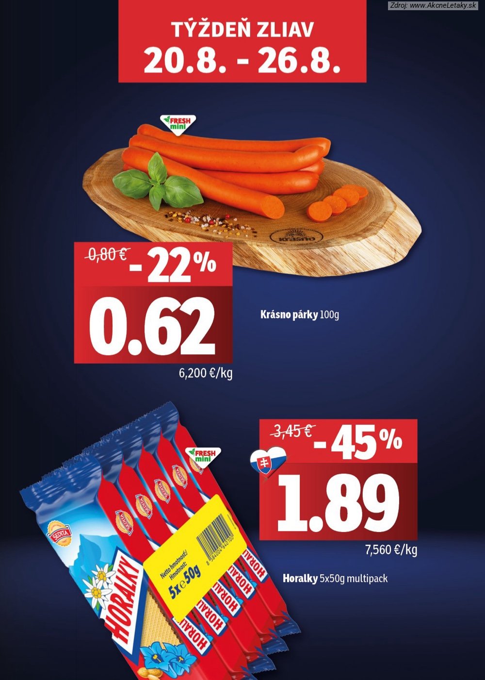 Leták FRESH (13. 8. - 26. 8. 2026) - strana 3 z 54