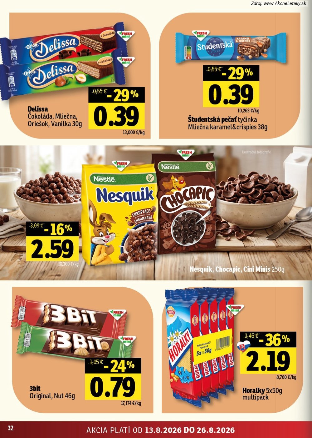 Leták FRESH (13. 8. - 26. 8. 2026) - strana 32 z 54