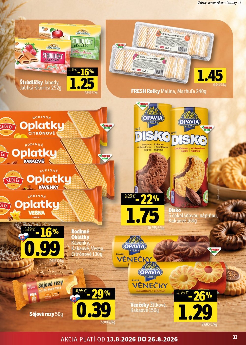 Leták FRESH (13. 8. - 26. 8. 2026) - strana 33 z 54