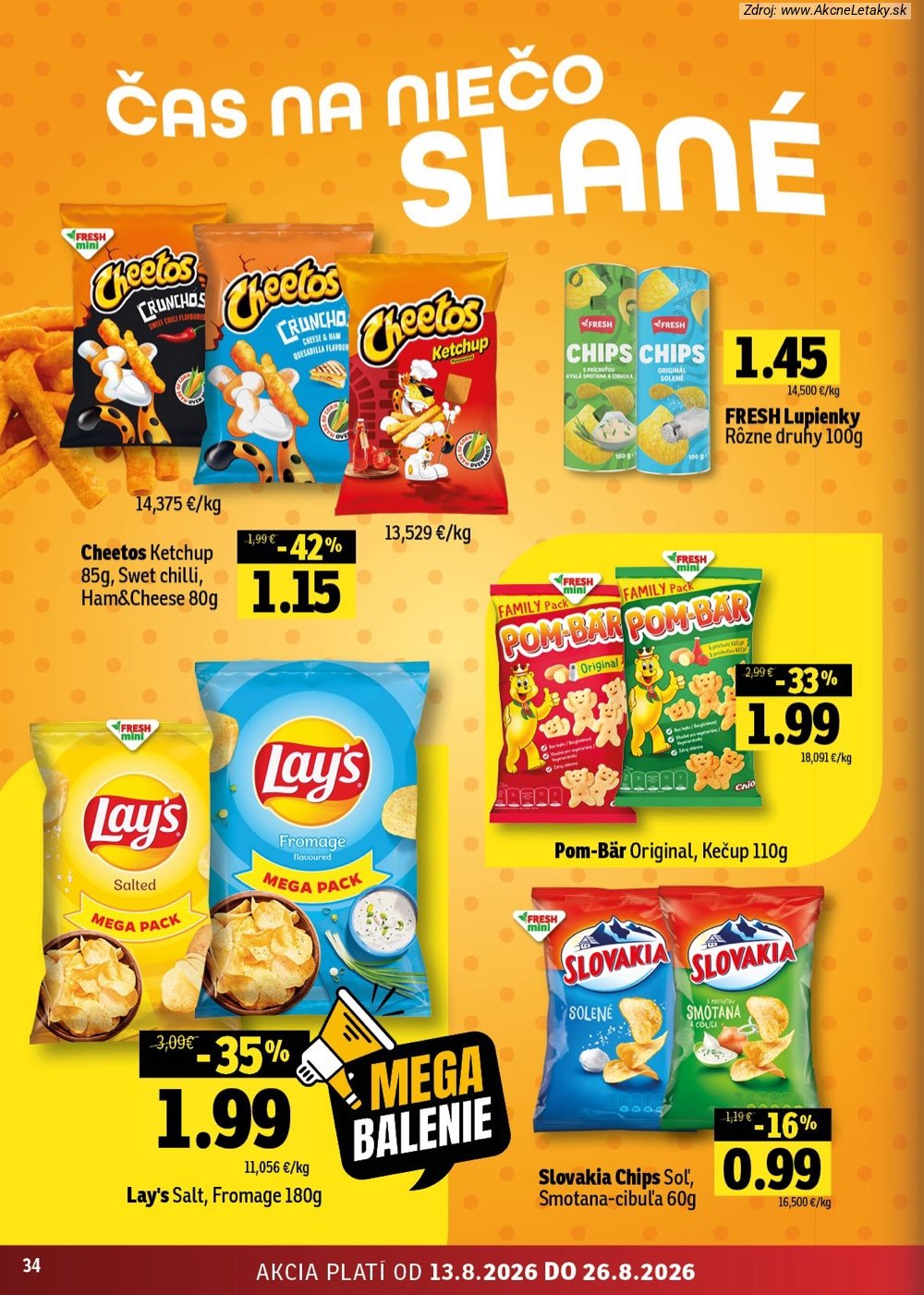 Leták FRESH (13. 8. - 26. 8. 2026) - strana 34 z 54