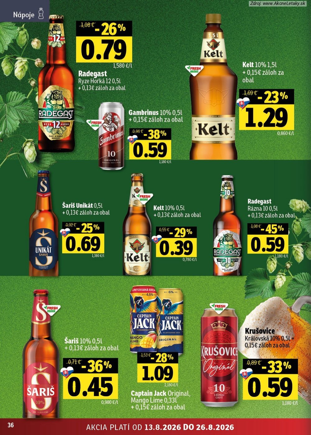 Leták FRESH (13. 8. - 26. 8. 2026) - strana 36 z 54