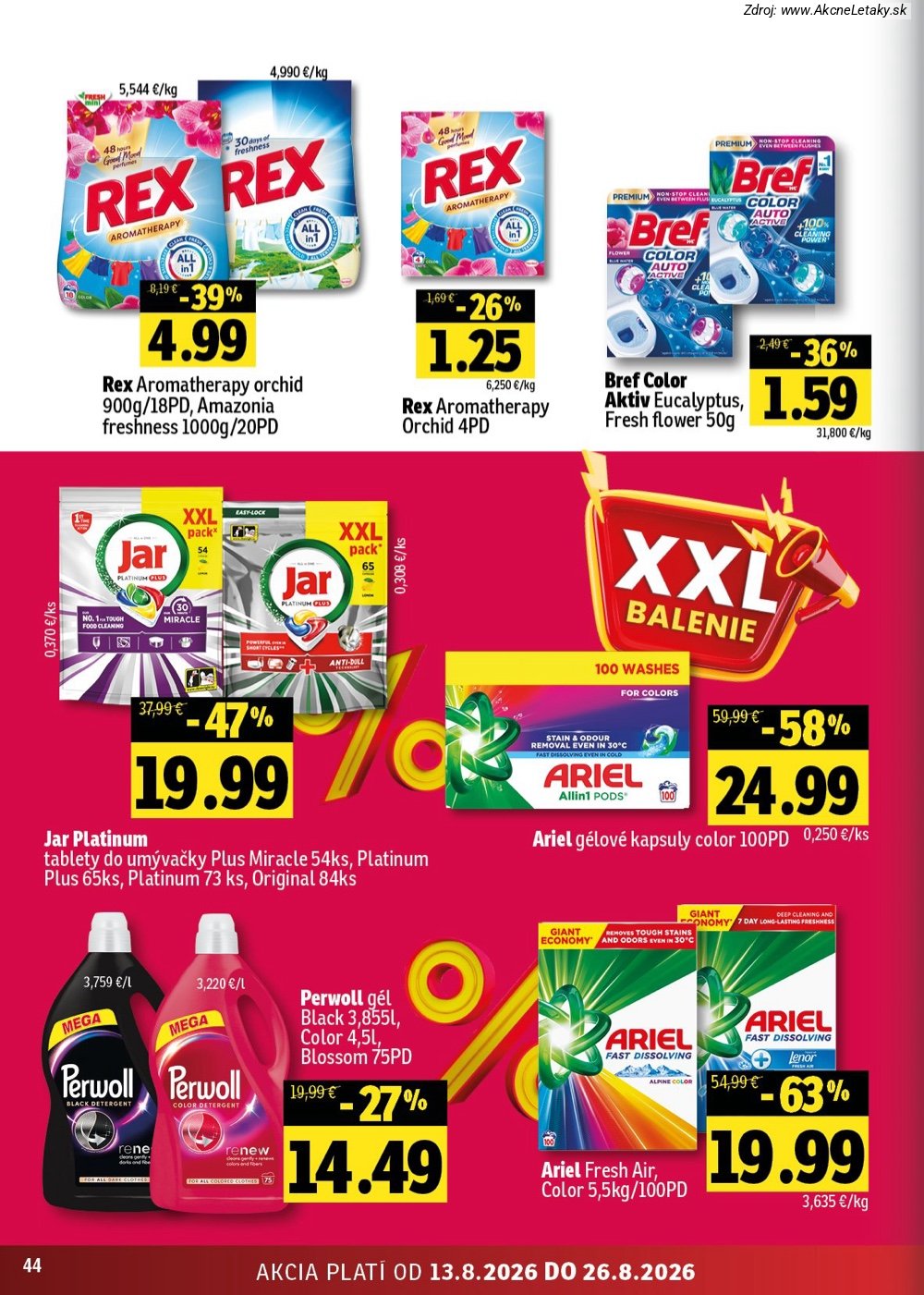 Leták FRESH (13. 8. - 26. 8. 2026) - strana 44 z 54