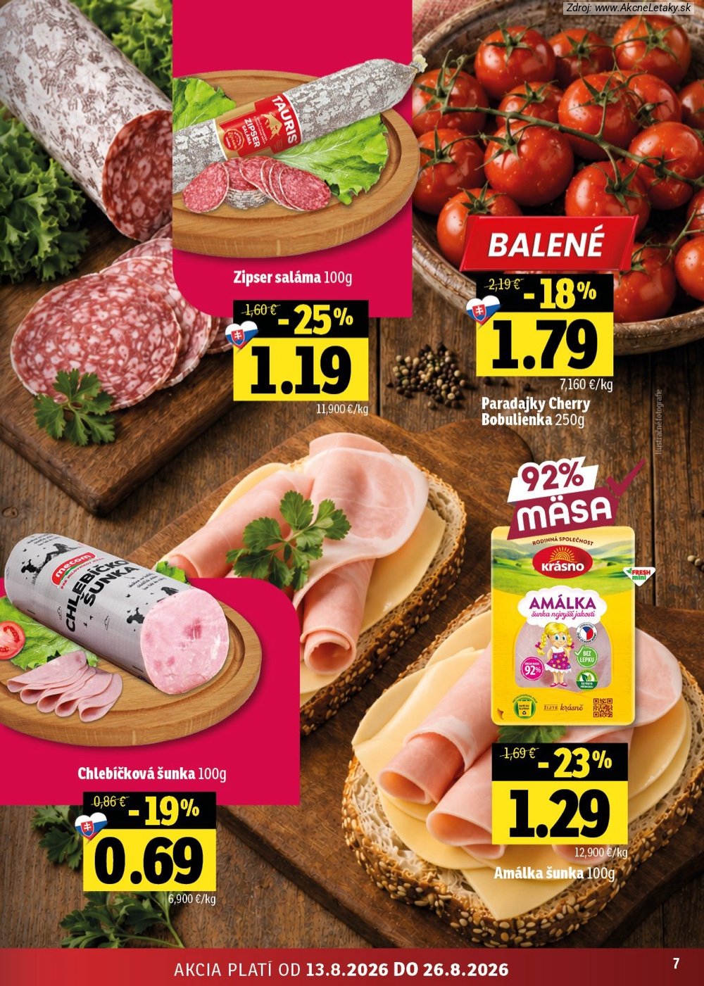 Leták FRESH (13. 8. - 26. 8. 2026) - strana 7 z 54