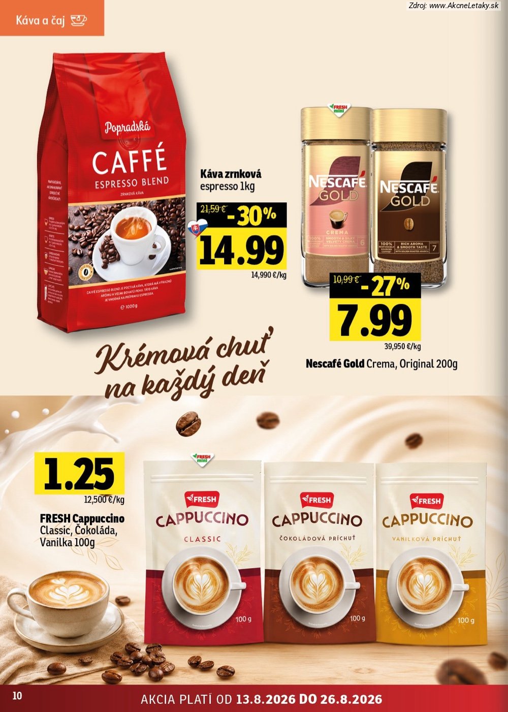 Leták FRESH (13. 8. - 26. 8. 2026) - strana 10 z 48