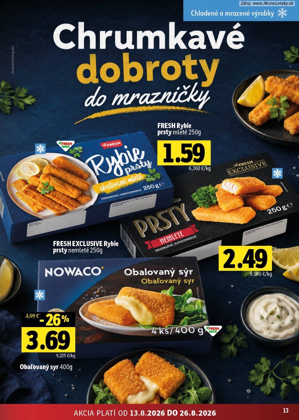 Leták FRESH (13. 8. - 26. 8. 2026) - strana 13 z 48
