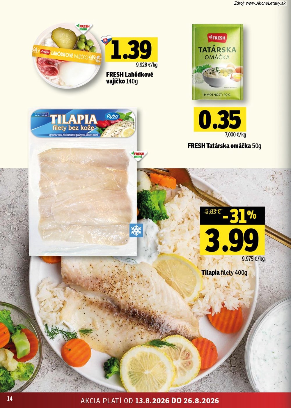 Leták FRESH (13. 8. - 26. 8. 2026) - strana 14 z 48