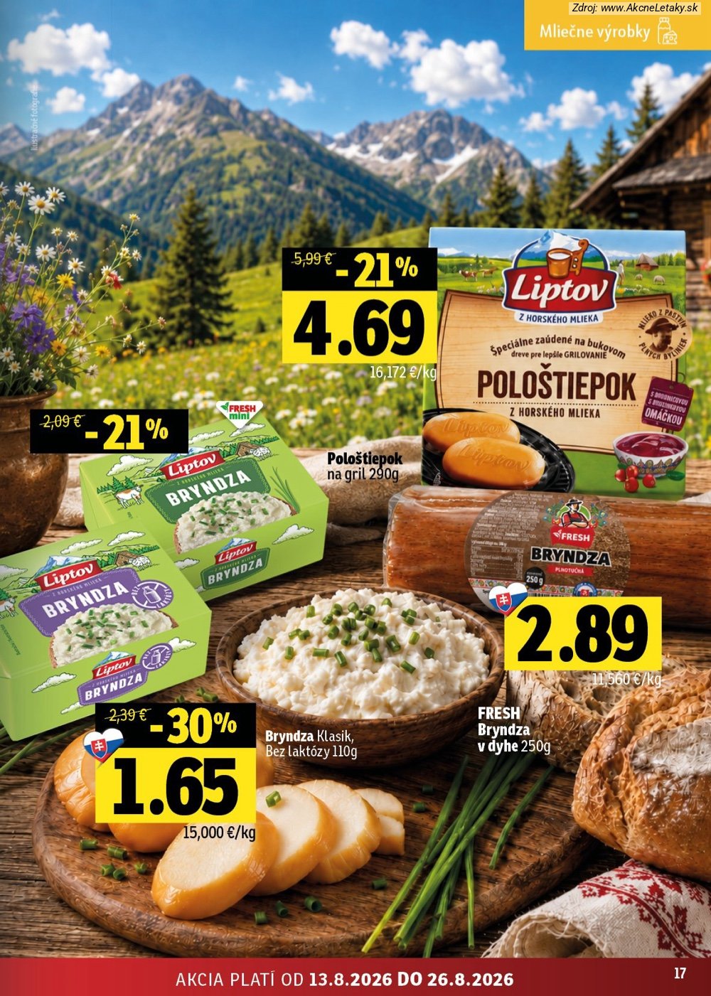 Leták FRESH (13. 8. - 26. 8. 2026) - strana 17 z 48