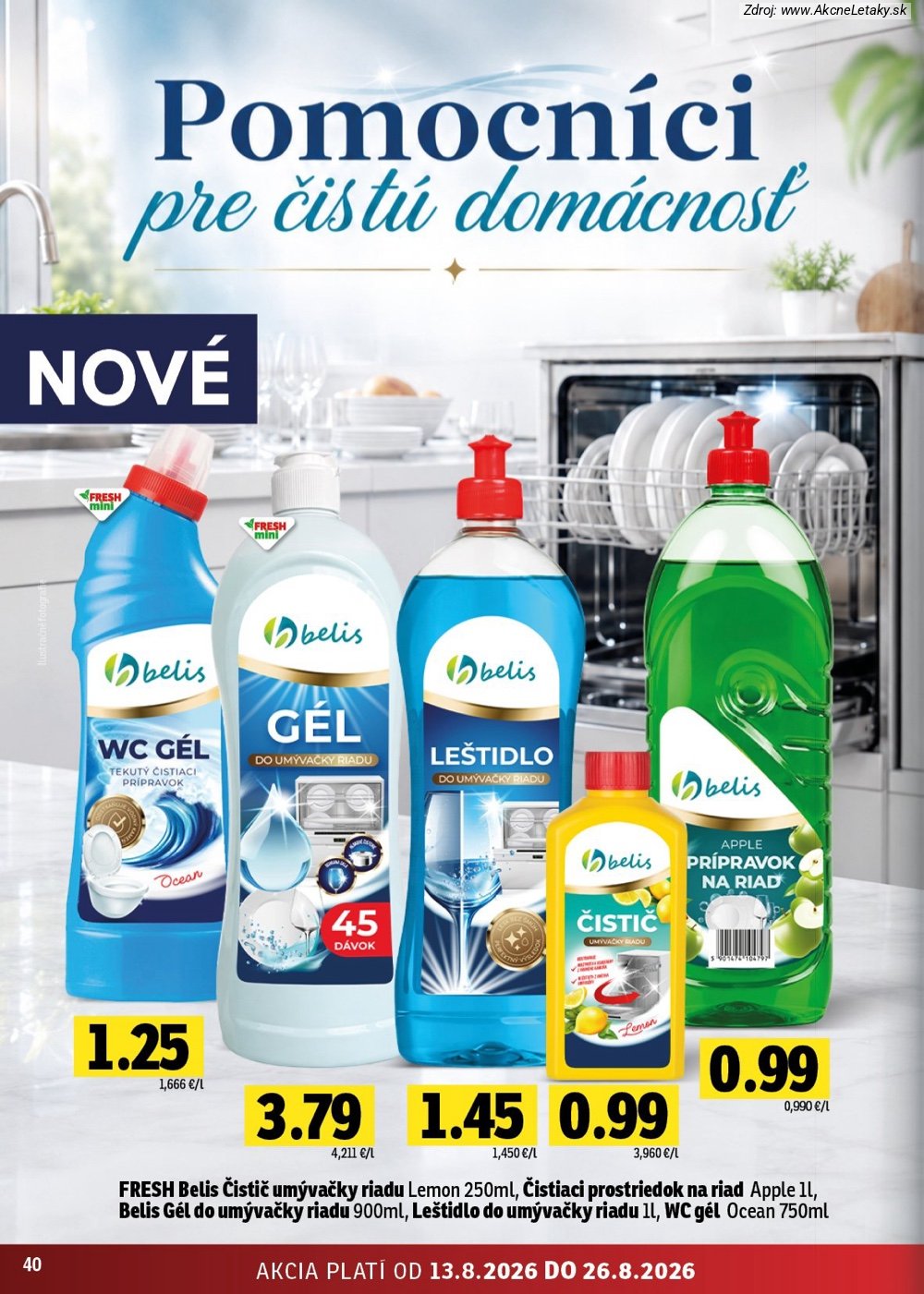 Leták FRESH (13. 8. - 26. 8. 2026) - strana 40 z 48