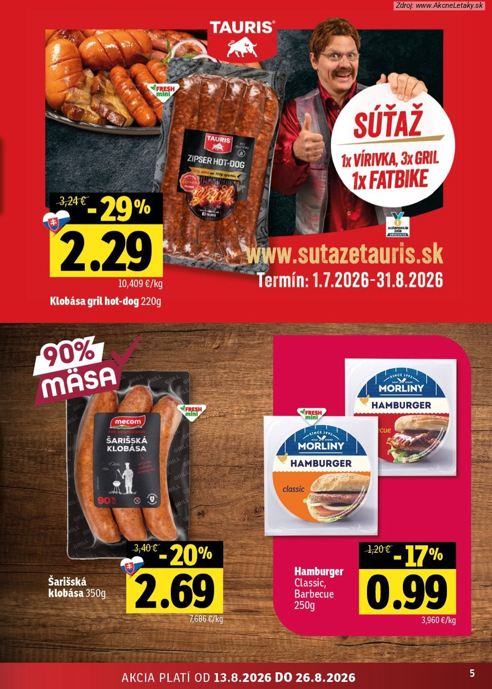 Leták FRESH (13. 8. - 26. 8. 2026) - strana 5 z 48