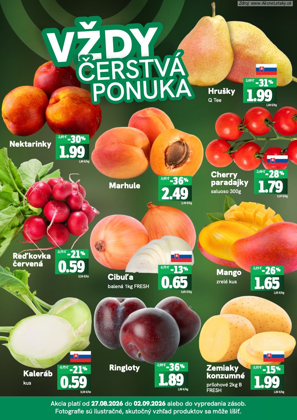 Leták FRESH (27. 8. - 2. 9. 2026) - strana 3 z 4