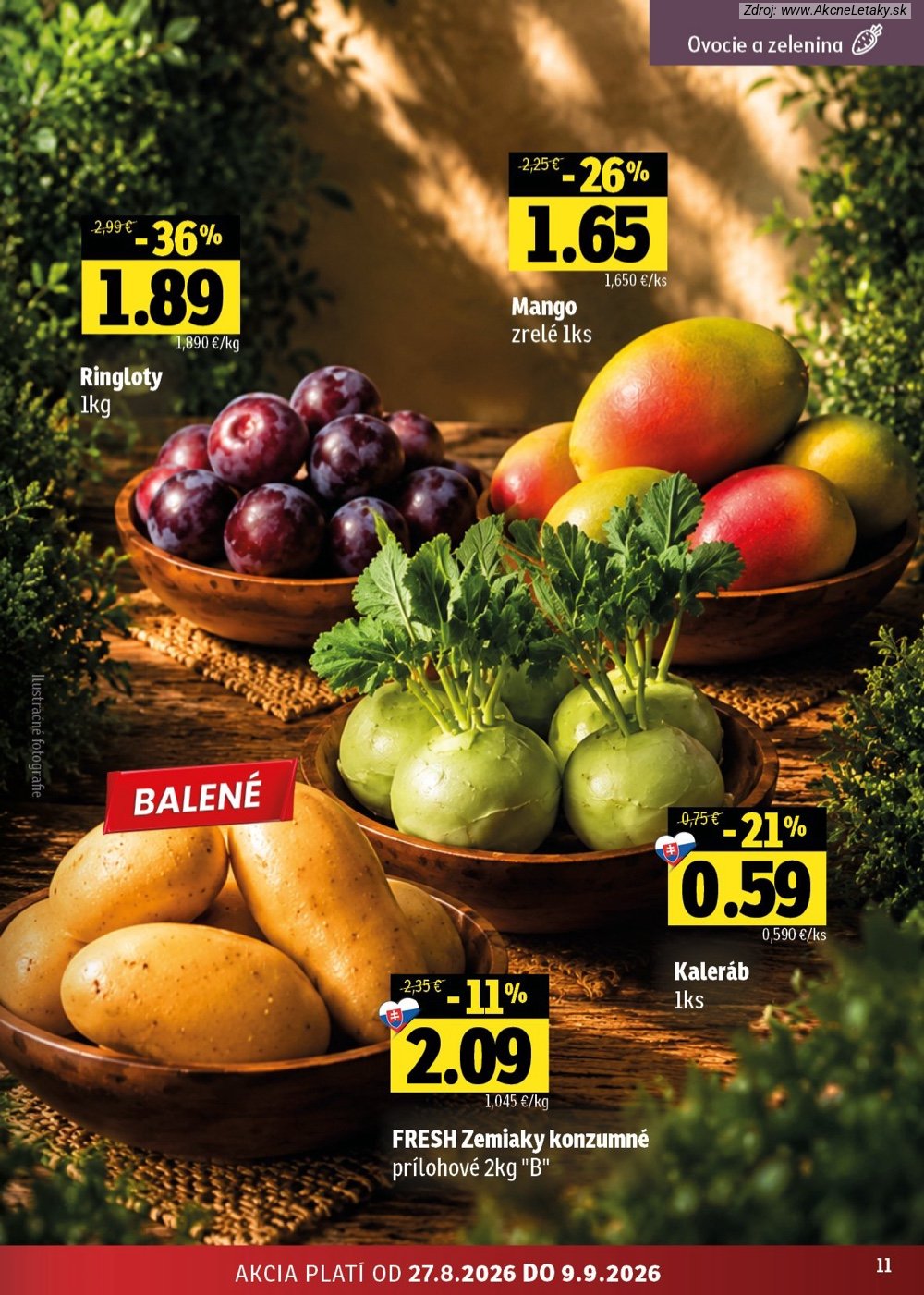 Leták FRESH (27. 8. - 9. 9. 2026) - strana 11 z 50