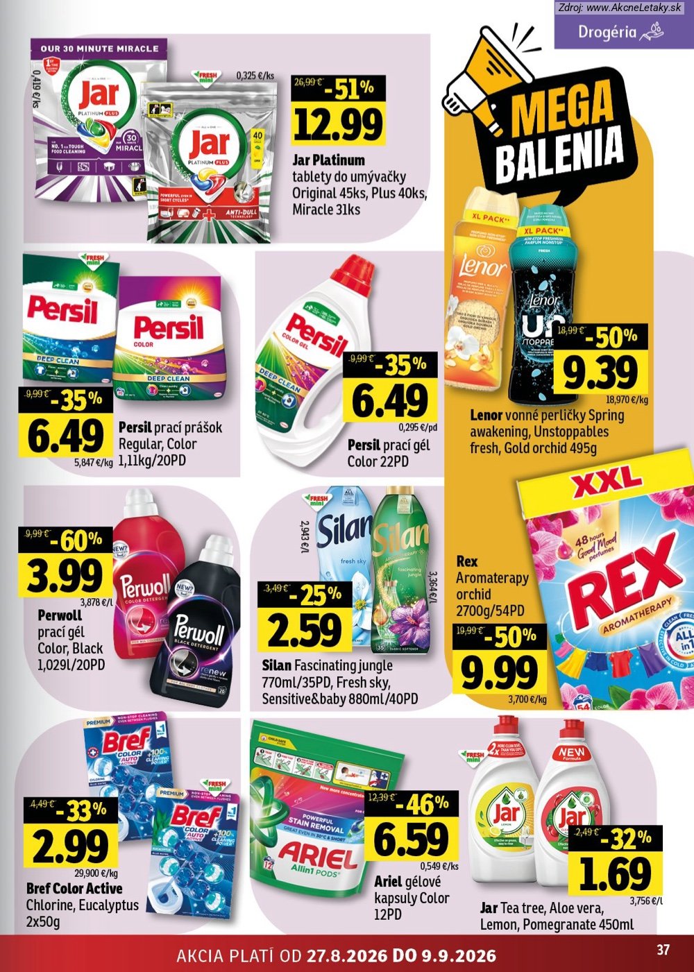 Leták FRESH (27. 8. - 9. 9. 2026) - strana 37 z 50