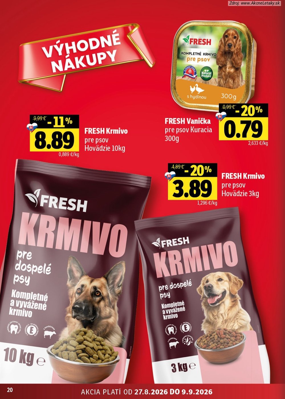 Leták FRESH (27. 8. - 9. 9. 2026) - strana 20 z 46