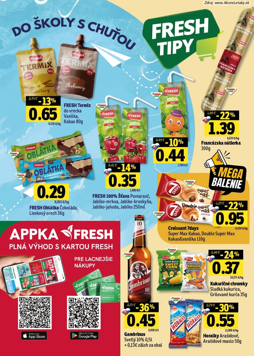 Leták FRESH (27. 8. - 9. 9. 2026) - strana 46 z 46