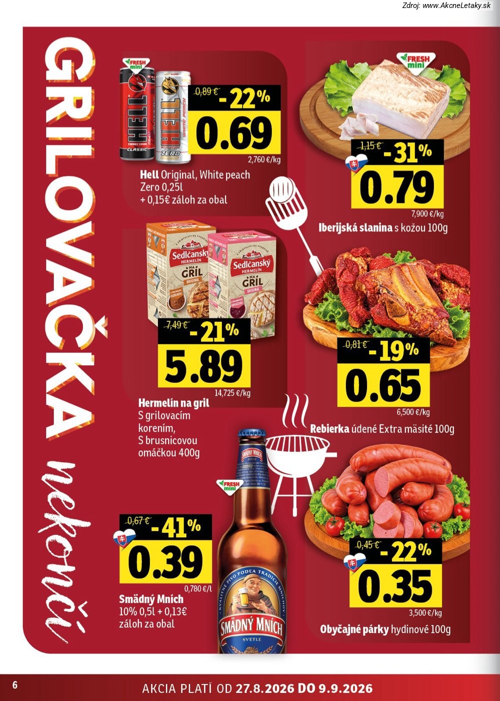 Leták FRESH (27. 8. - 9. 9. 2026) - strana 6 z 46