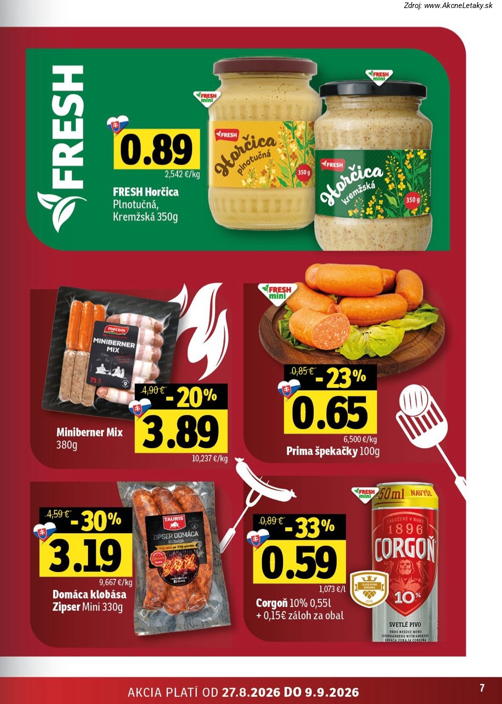 Leták FRESH (27. 8. - 9. 9. 2026) - strana 7 z 46