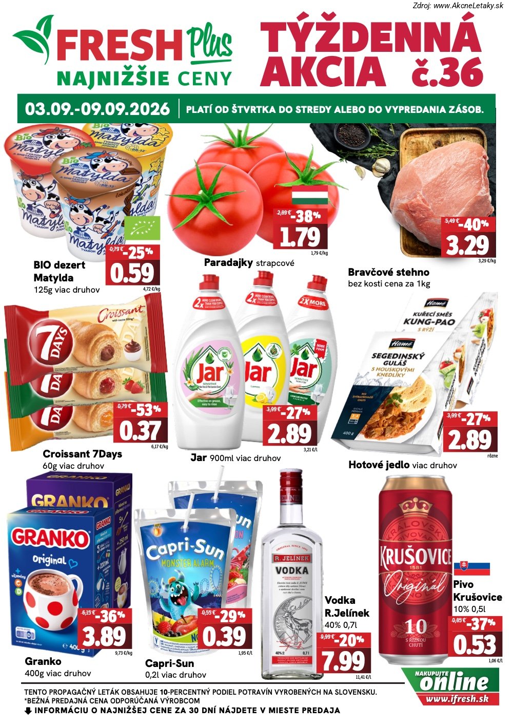 Leták FRESH - strana 1