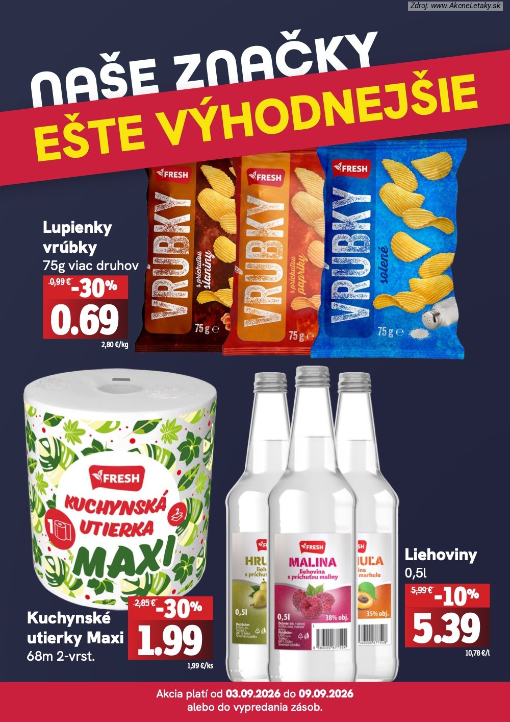 Leták FRESH (3. 9. - 9. 9. 2026) - strana 4 z 4