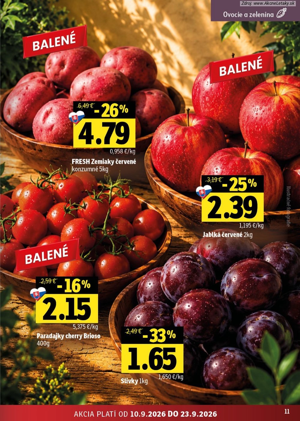Leták FRESH (10. 9. - 23. 9. 2026) - strana 11 z 56