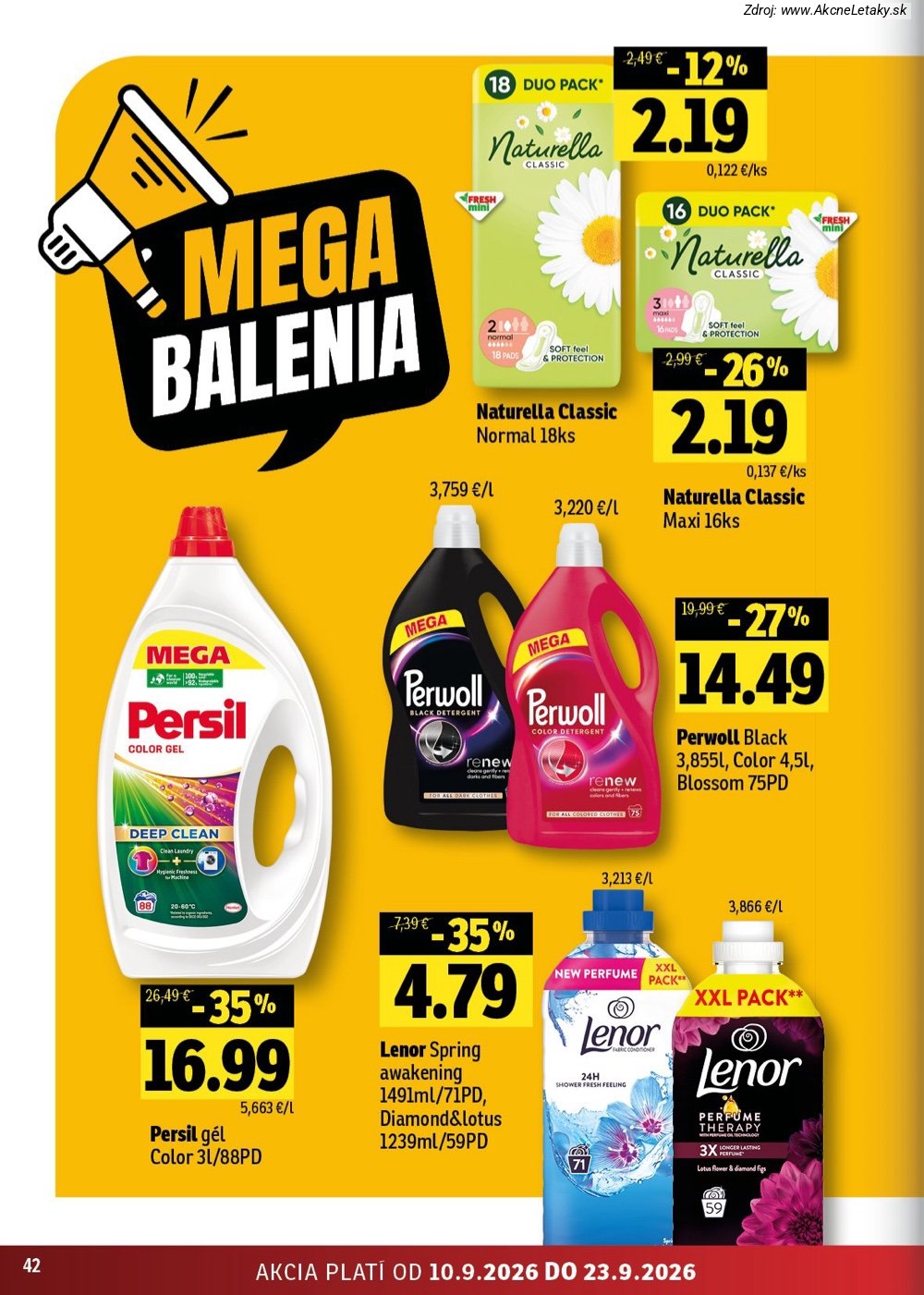 Leták FRESH (10. 9. - 23. 9. 2026) - strana 42 z 50