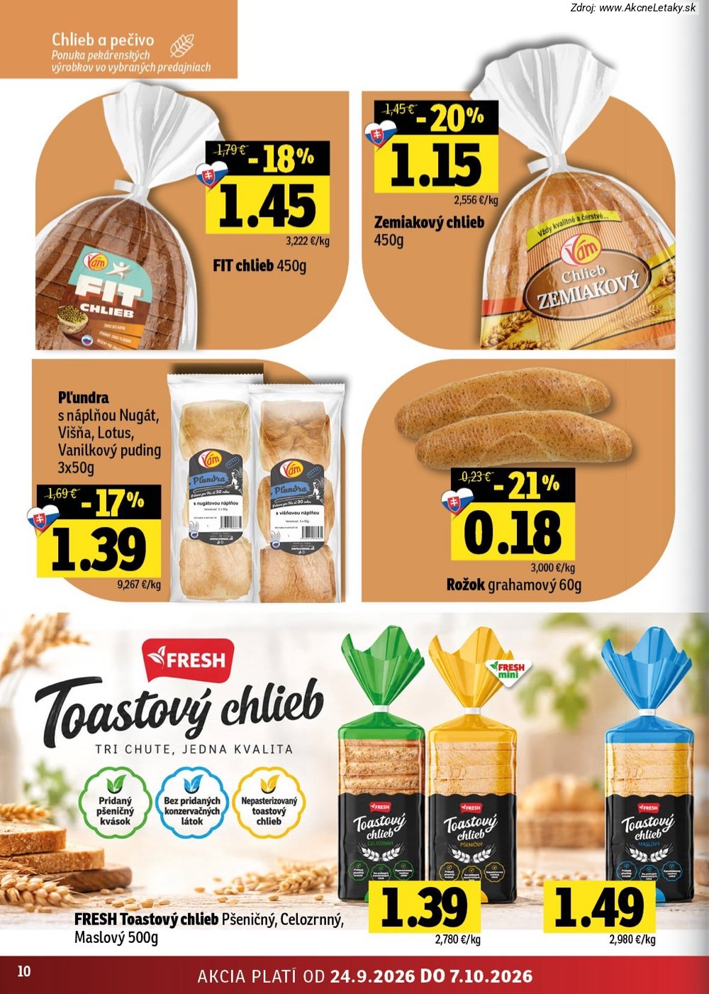Leták FRESH (24. 9. - 7. 10. 2026) - strana 10 z 50