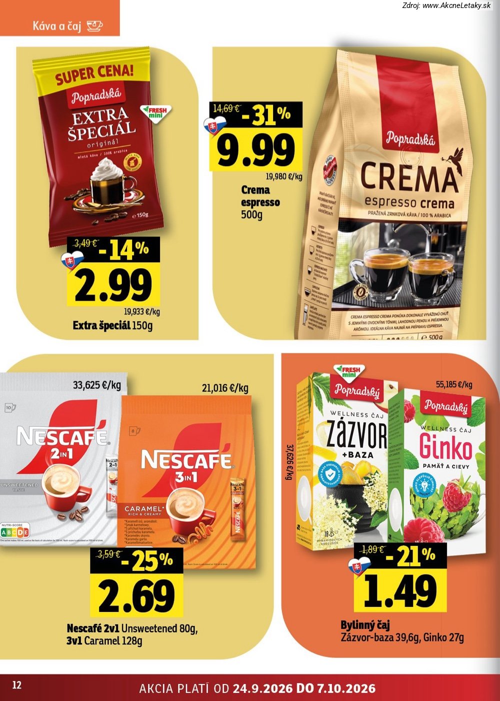 Leták FRESH (24. 9. - 7. 10. 2026) - strana 12 z 50