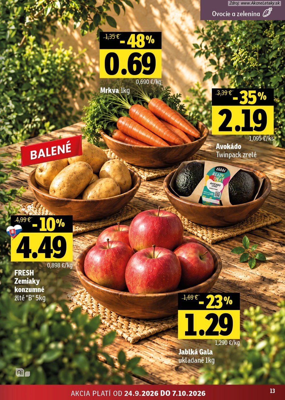 Leták FRESH (24. 9. - 7. 10. 2026) - strana 13 z 50