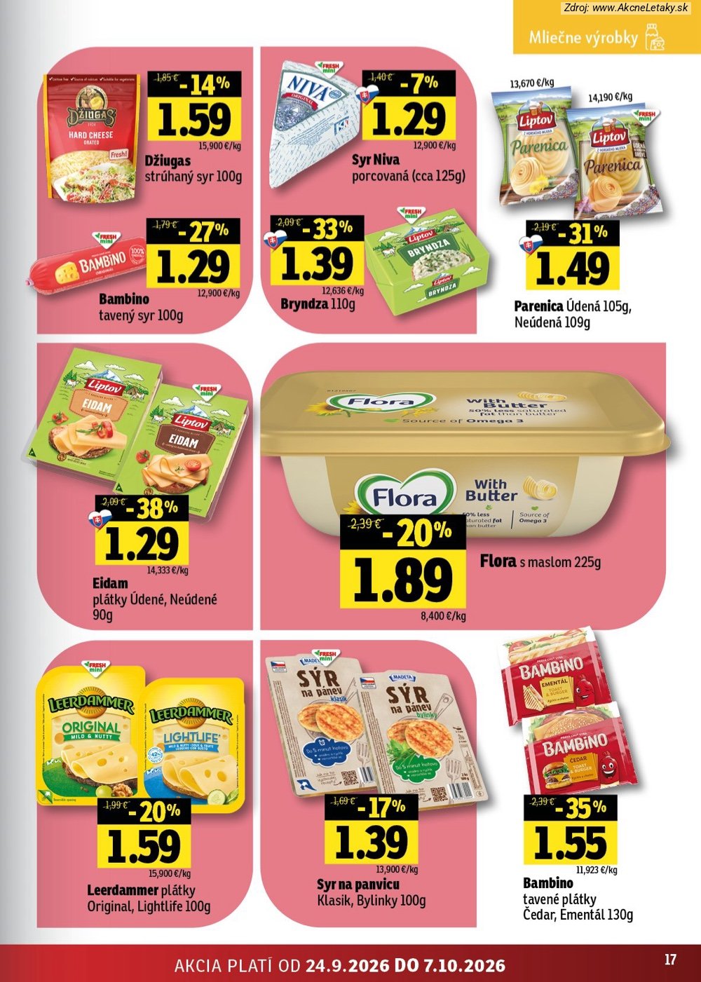 Leták FRESH (24. 9. - 7. 10. 2026) - strana 17 z 50