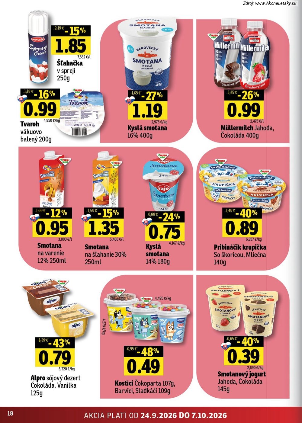 Leták FRESH (24. 9. - 7. 10. 2026) - strana 18 z 50