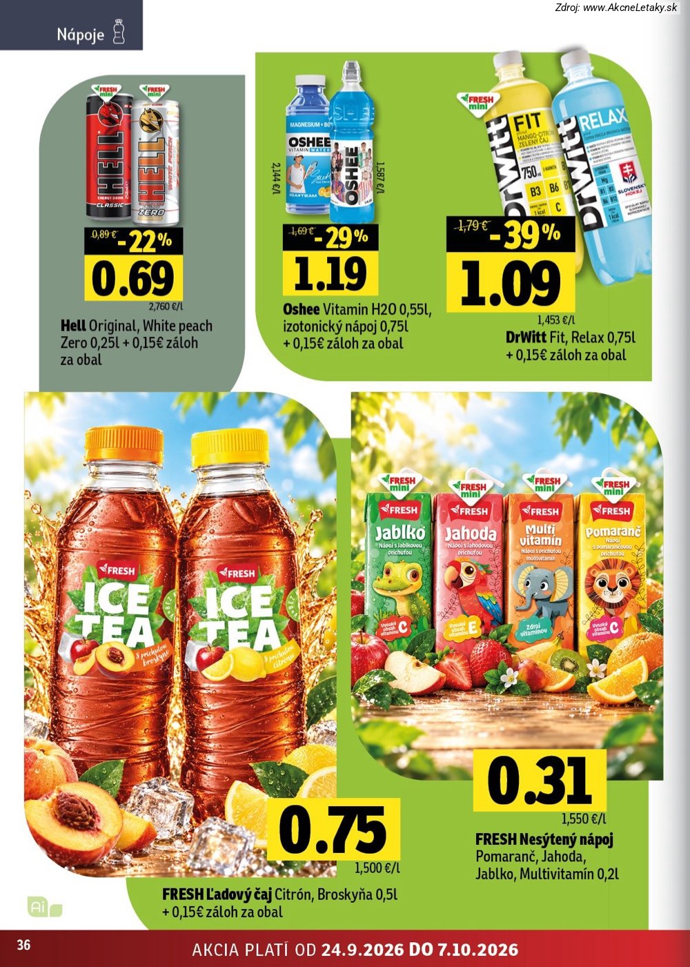 Leták FRESH (24. 9. - 7. 10. 2026) - strana 36 z 50