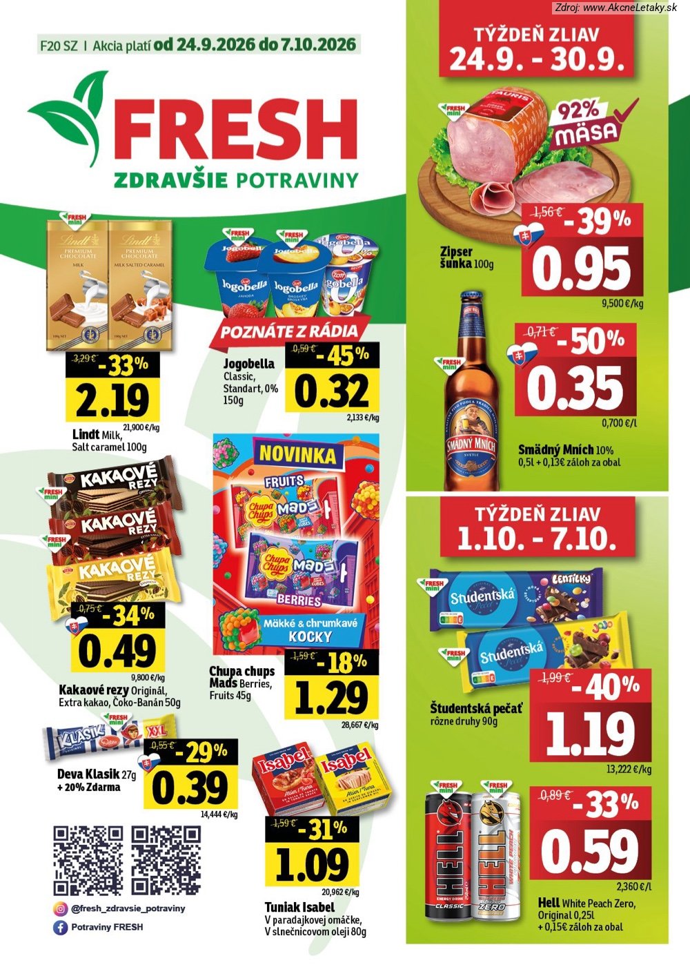 Strana 15 - leták FRESH (24. 9. - 7. 10. 2026)