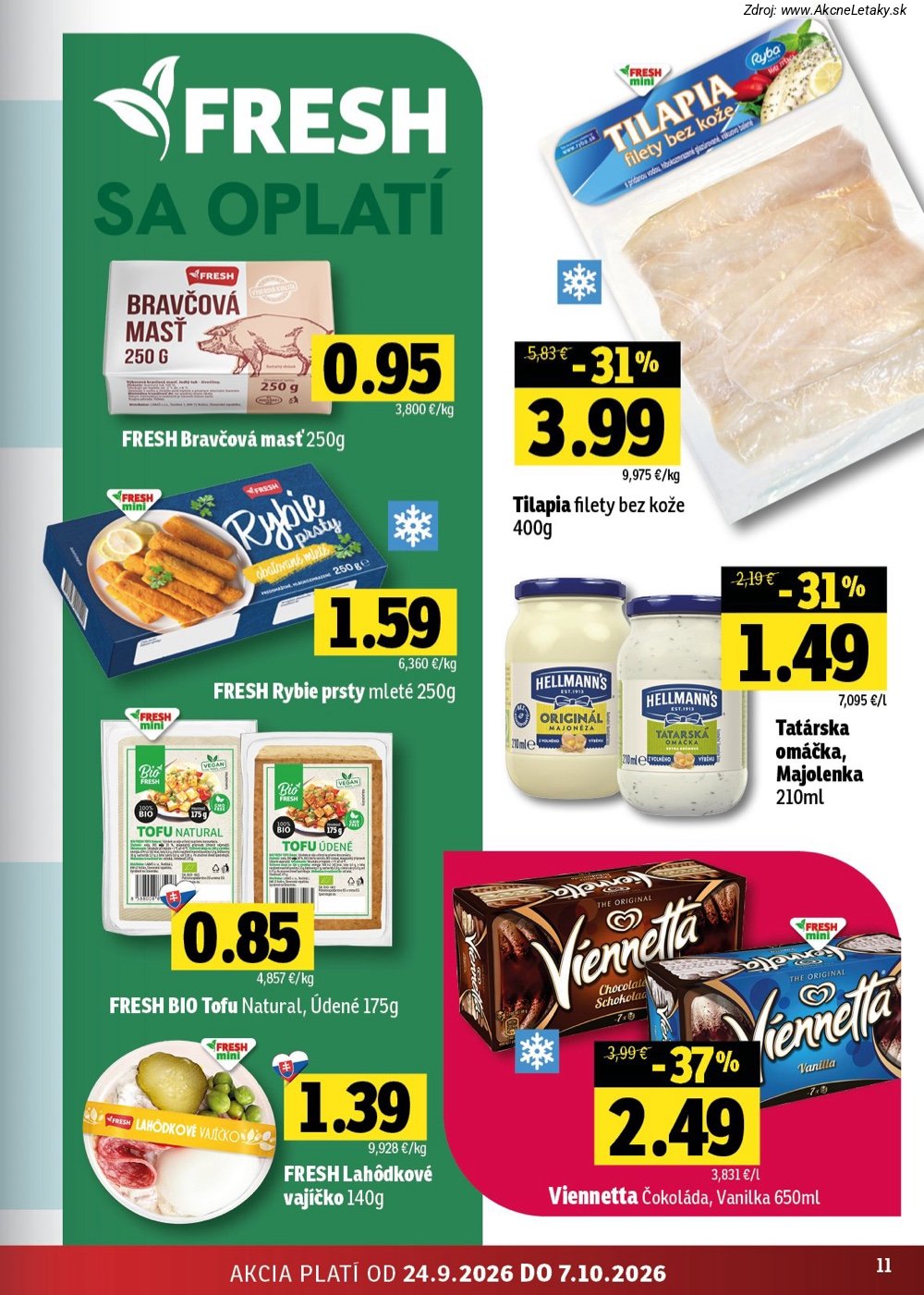 Strana 33 - leták FRESH (24. 9. - 7. 10. 2026)